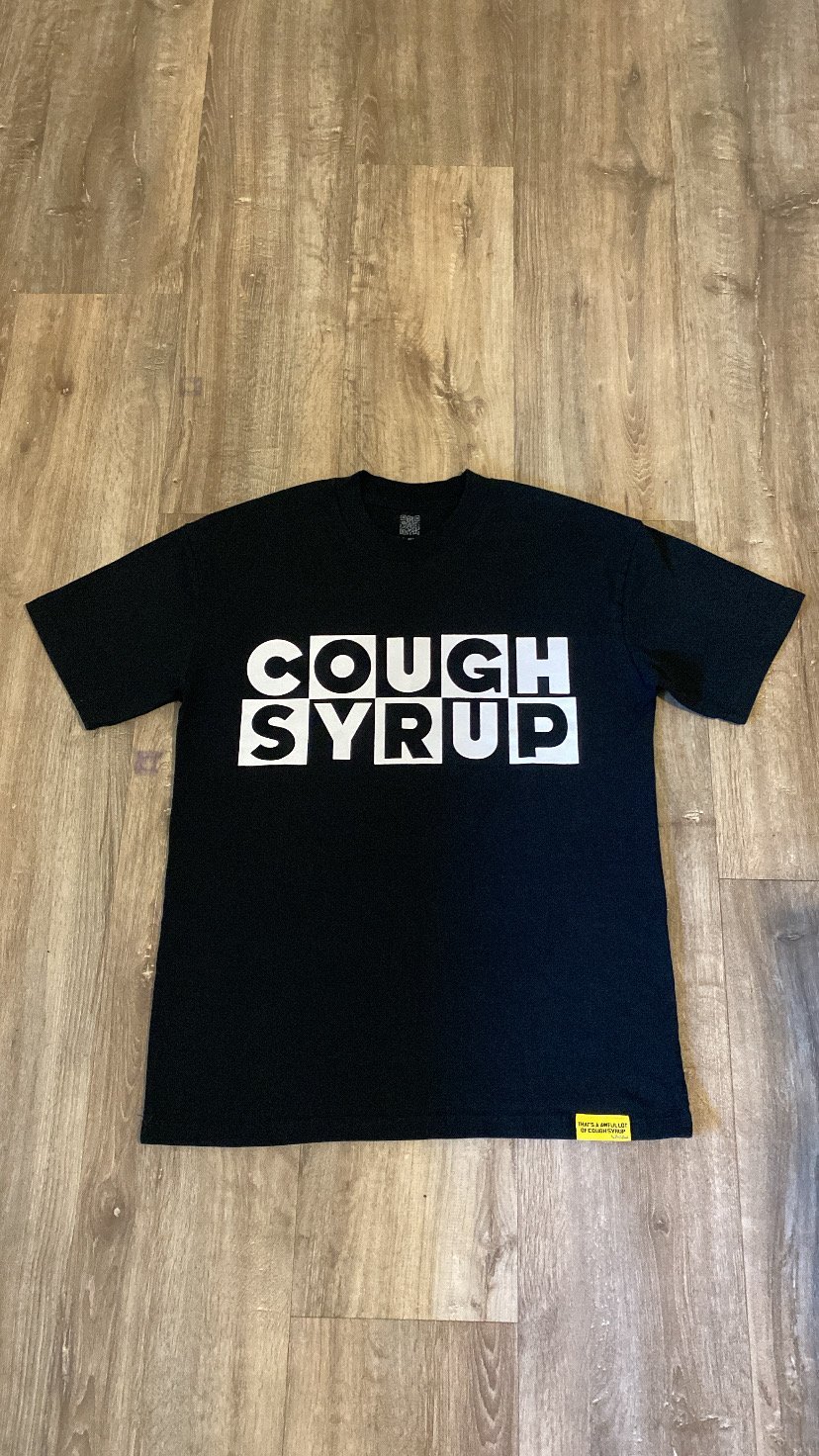 Cough Syrup Cartoon Network Tee, Black, S